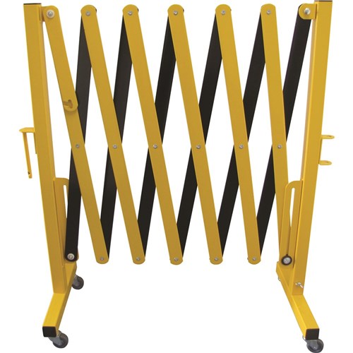 BARRIER EXPANDABLE YELLOW/BLACK -400MM TO 3450MM