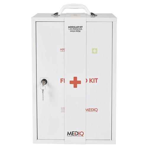 5X 1ST AID MODULE CABINET -BURNS, EYES, MAJOR, MINOR, BITES