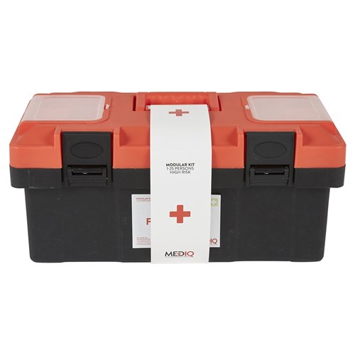 5X 1ST AID MODULE TACKLE BOX -BURNS, EYES, MAJOR, MINOR, BITES