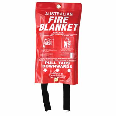 FIRE BLANKET 1.0 X 1.0M WOVEN FIBREGLASS