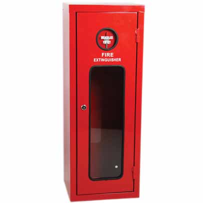 EXTINGUISHER CABINETS 4.5KG 590 X 280 X 210mm METAL