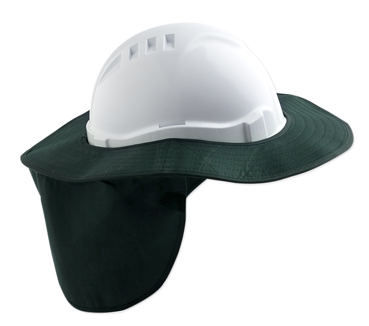 HARD HAT BRIM GREEN FABRIC V6 & V9 