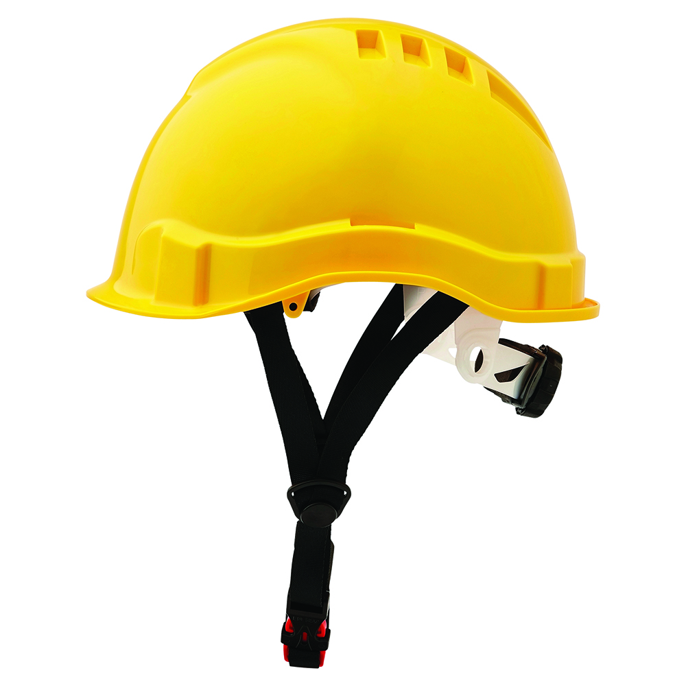 HARD HAT AIRBORNE LINESMAN YELLOW VENTED