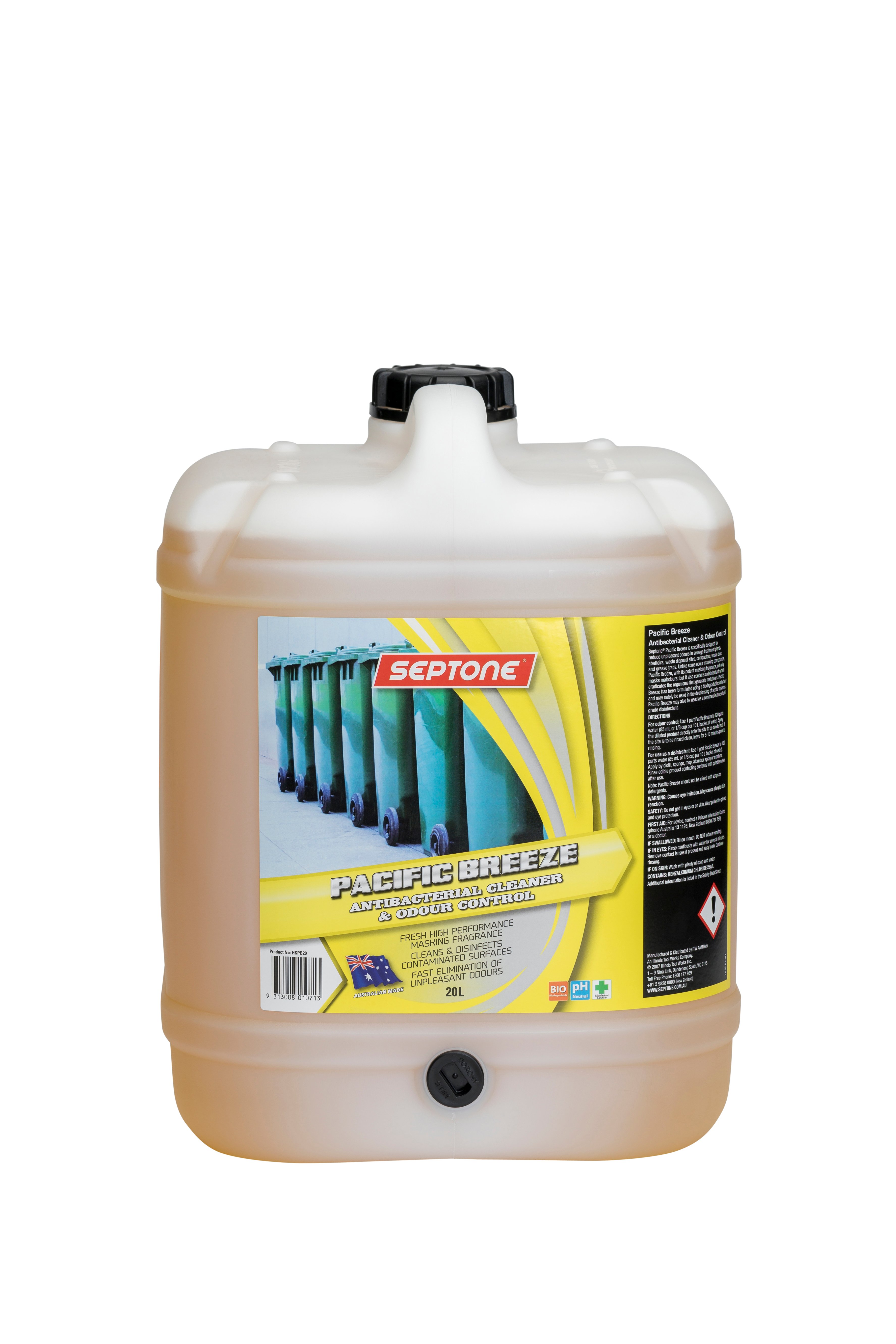 SEPTONE PACIFIC BREEZE 20L ANTI-BACTERIA CLEANER