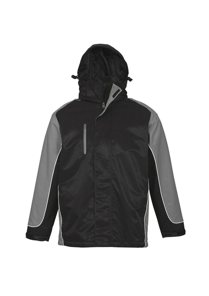 UNISEX NITRO JACKET SIZE 2XL -100% NYLON BLACK/GREY/WHITE