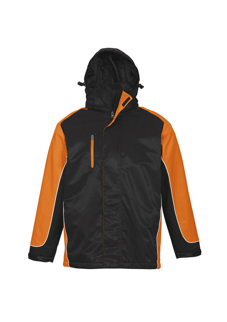 UNISEX NITRO JACKET SIZE 2XL -100% NYLON /BLACK/ORANGE/WHITE