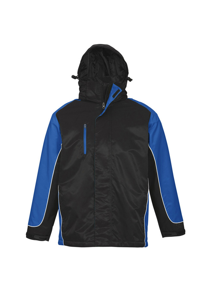 UNISEX NITRO JACKET SIZE 2XL -100% NYLON /BLACK/ROYAL/WHITE