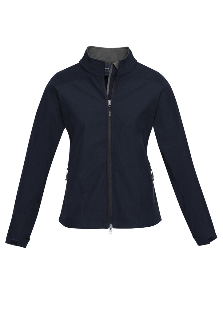 JACKET LADIES GENEVA MED -NAVY/GRAPHITE