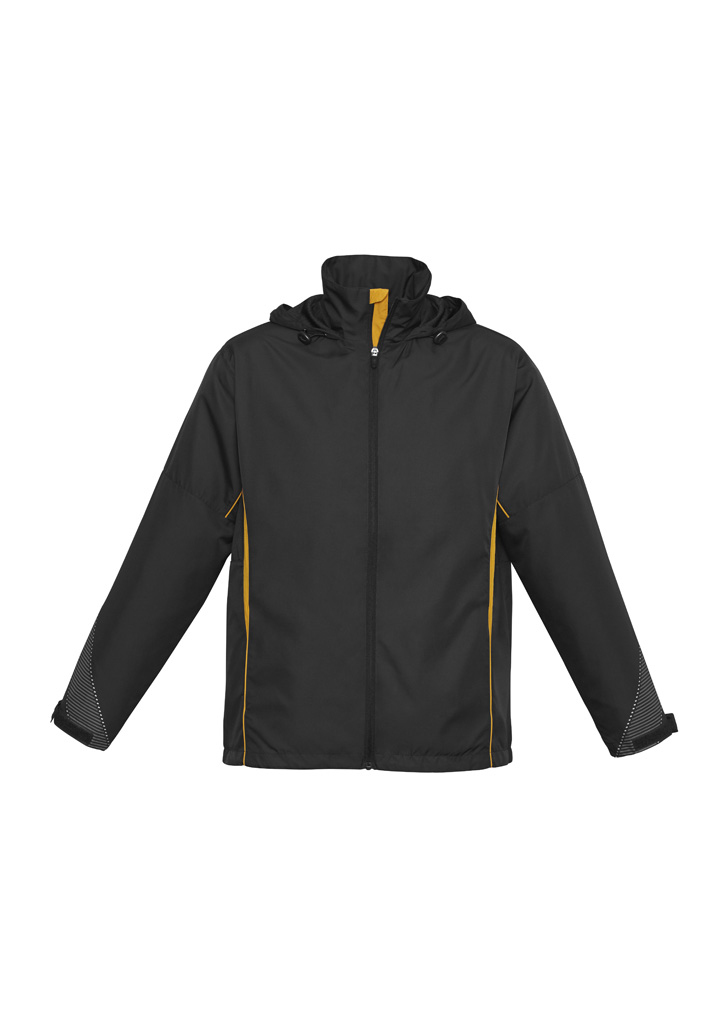 JACKET RAZOR BLACK/GOLD SIZE 2XL -STOW-AWAY HOOD