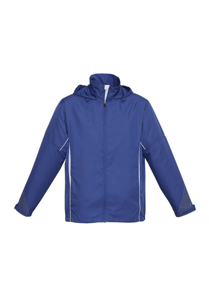 JACKET RAZOR ROYAL/WHITE SIZE 2XL -STOW-AWAY HOOD