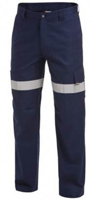 PANTS WORKCOOL TAPED NAVY 102R -235GSM, COTTON RIPSTOP