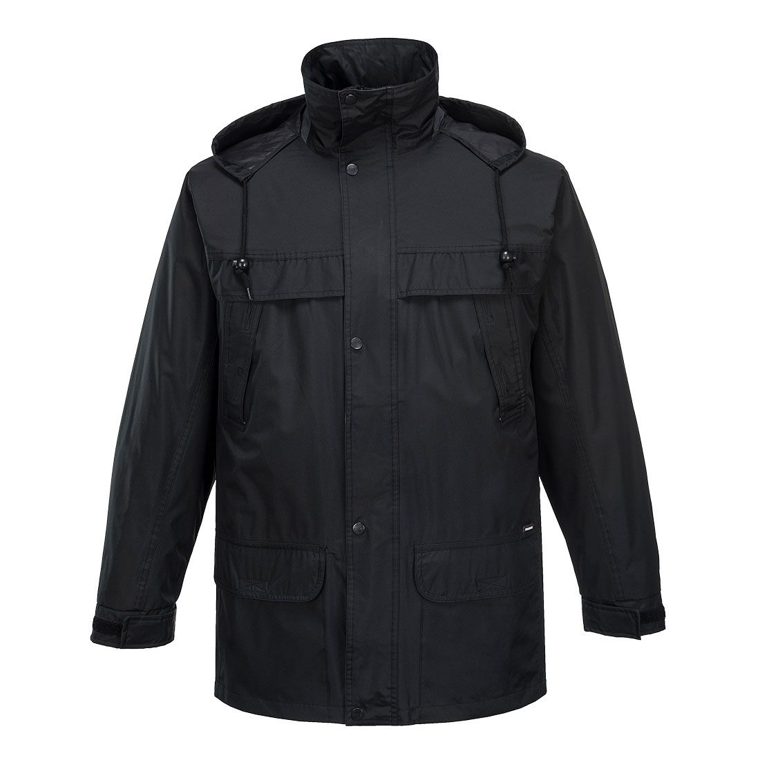 CLASSIC JACKET BLACK 2XL -COTTON FLANETTE LINING, WATER PRF