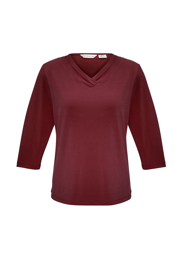 TOP LANA 3/4 SLEEVE CHERRY S6 