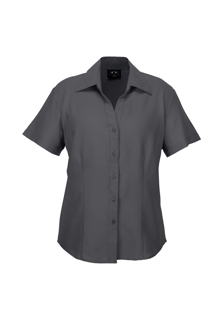 SHIRT LADIES S/S OASIS CHAR S10 CHARCOAL