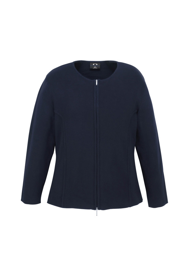 CARDIGAN 2 WAY ZIP NAVY  2XL 