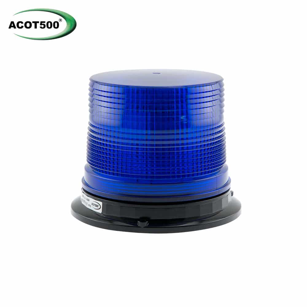 Large LED Beacon Blue Hardwire 12-24 -