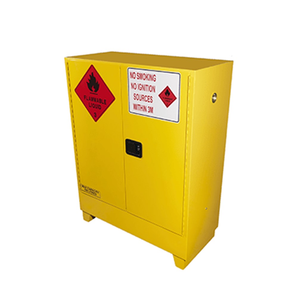 160L FLAMMABLE CABINET 1295 x 1100 x 500mm