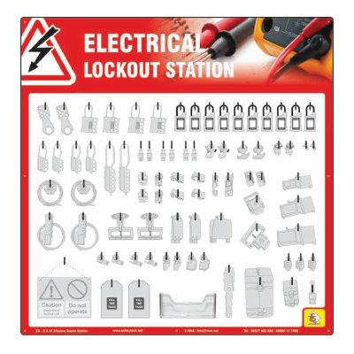 SHADOW ELECTRICAL LOCKOUT BOARD - STATION ONLY