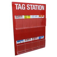 TAG STATION - DOUBLE TIER 8 POCKET 