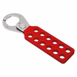HASP 12 HOLE RED -25MM JAWS