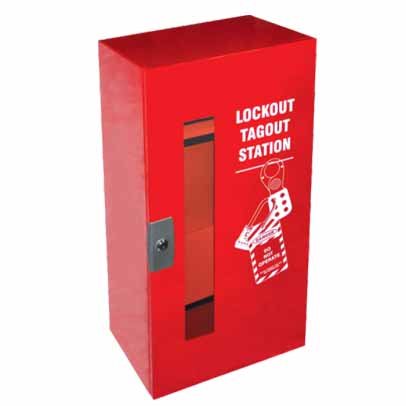 LOCKOUT TAGOUT STATION STANDING -