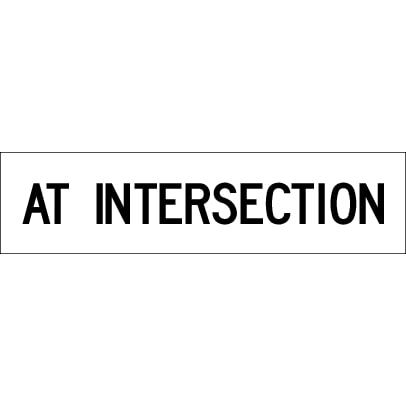 AT INTERSECTION CORFLUTE CLASS 1 -1200 X 300