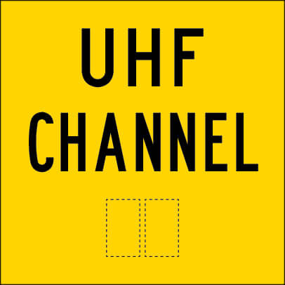 UHF CHANNEL XX CORFLUTE CLASS 1 -600 X 600