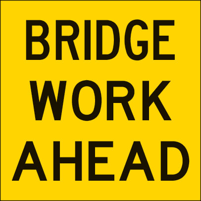 BRIDGE WORK AHEAD CORFLUTE CLASS 1 -600 X 600