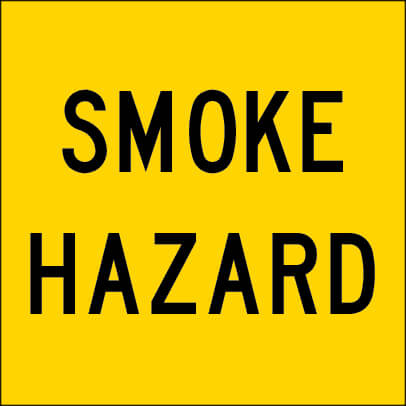 SMOKE HAZARD CORFLUTE CLASS 1 -600 X 600