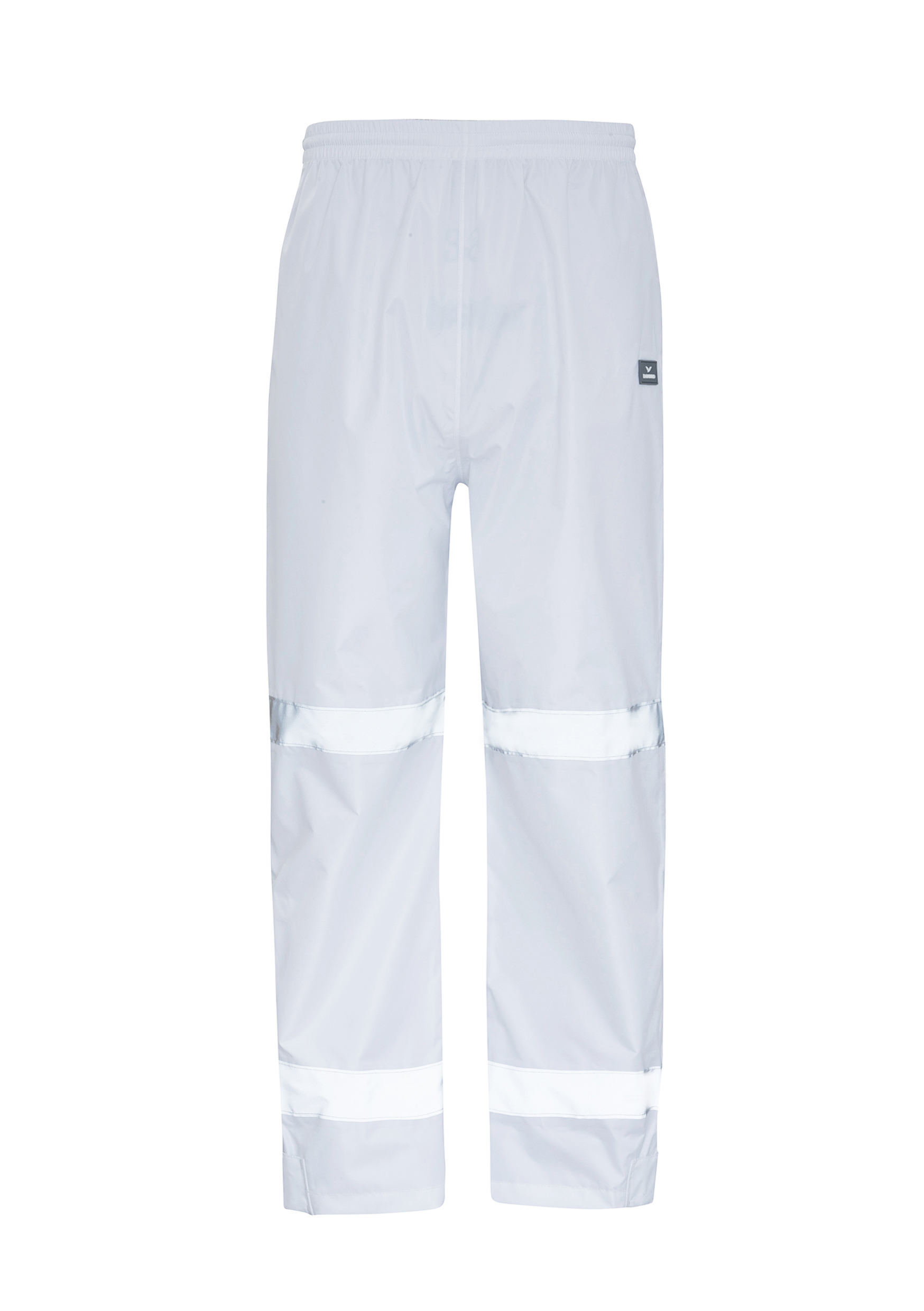NIGHT VIS OVERPANT TAPED WHITE 2XL -WATER/WINDPROOF