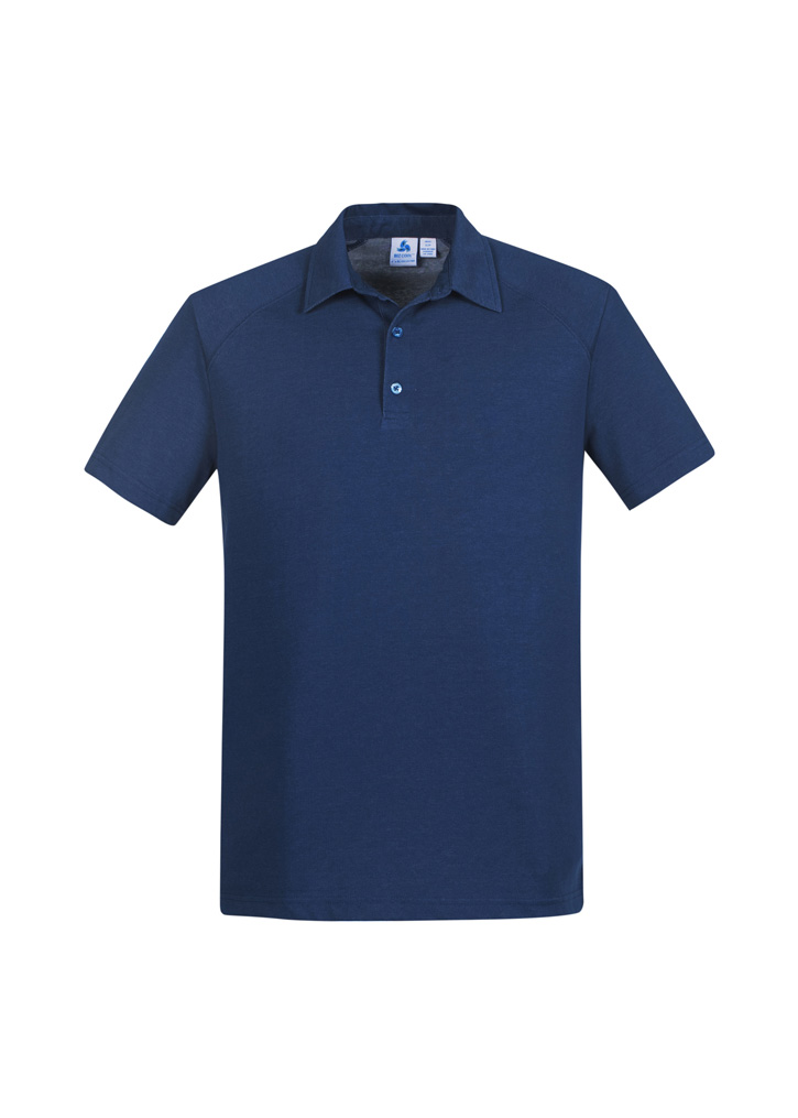 BYRON MENS POLO STEEL BLUE XL 75% COTTON 25% POLYESTER 190GSM