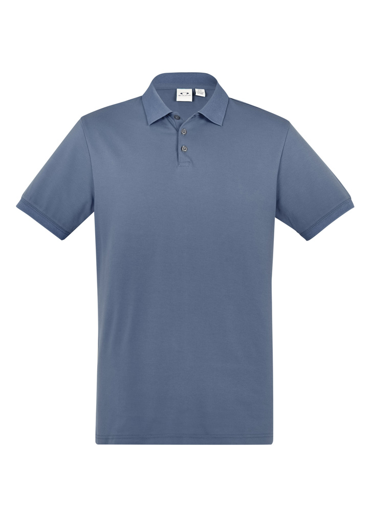 POLO MENS CITY S/S GREY SMOKE 2XL -95% COTTON 5% ELASTANE 190gsm