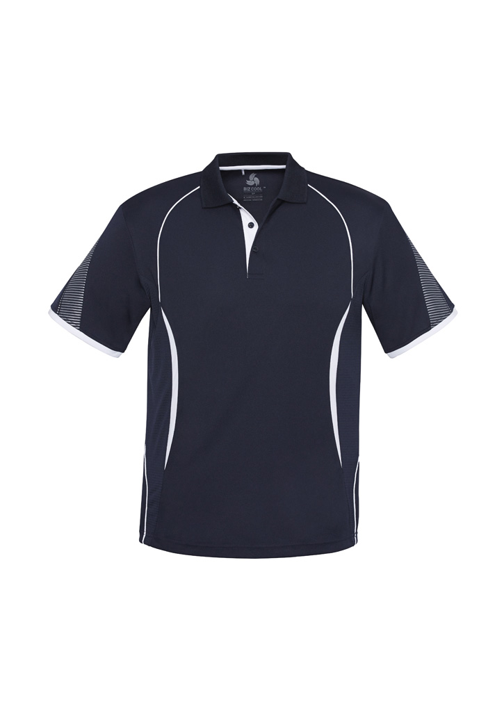 POLO MENS RAZOR NAVY/WHITE 2XL -