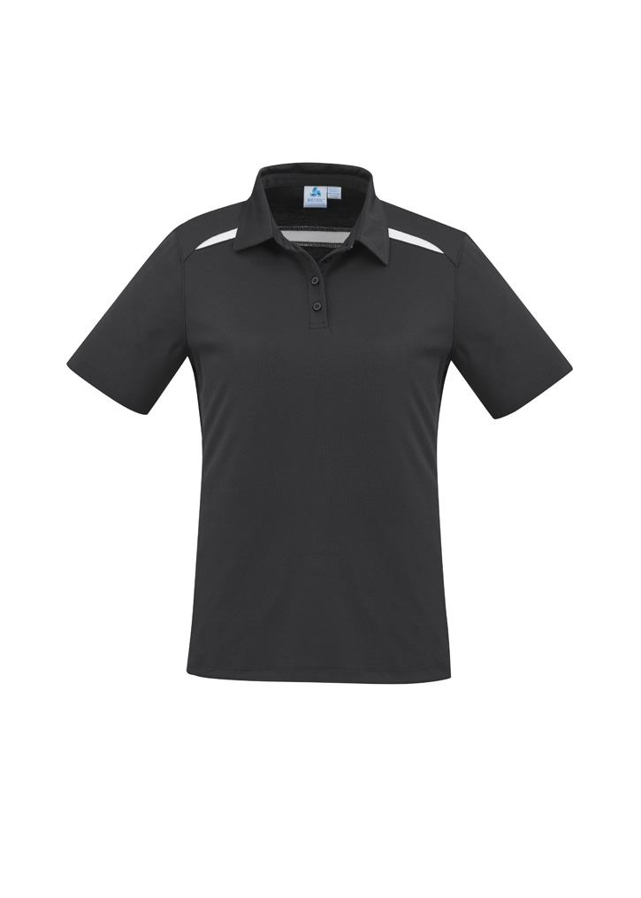 POLO LADIES SONAR BLACK/WITE S10 - 80% BIZCOOL 20% COTTON BACK