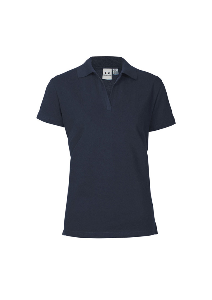 POLO LADIES OCEANA NAVY SIZE 10 COTTON RICH STRETCH