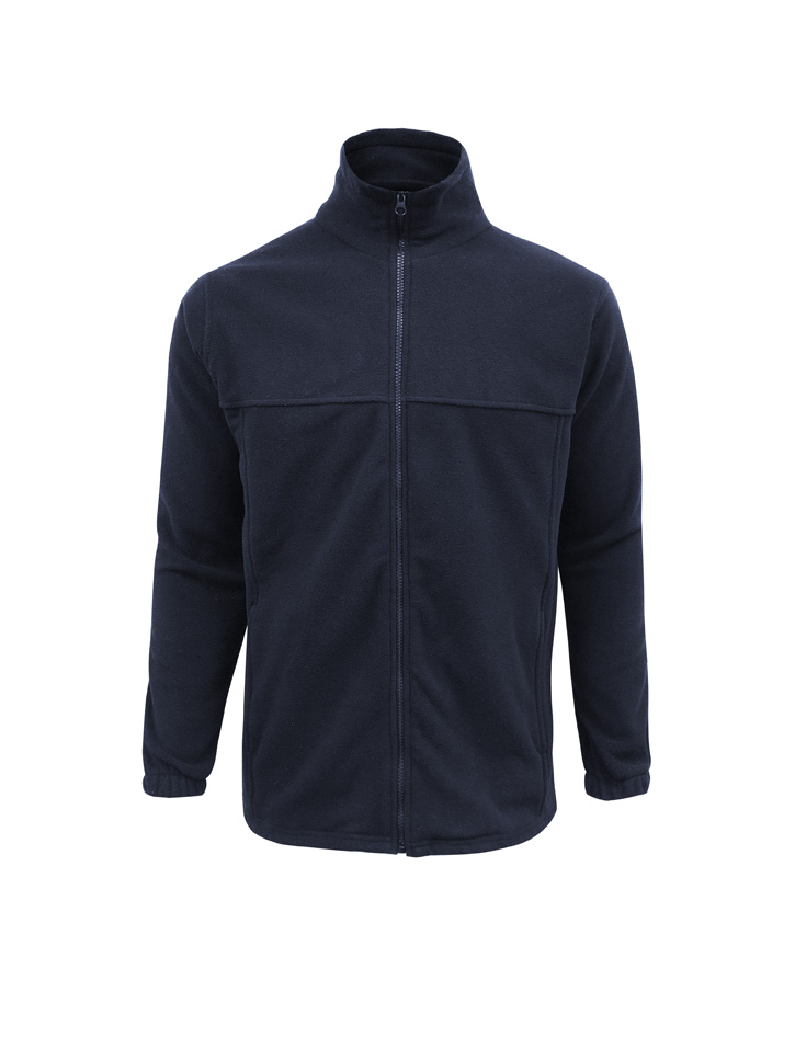 JACKET MENS MICROFLEECE NAVY 2XL -