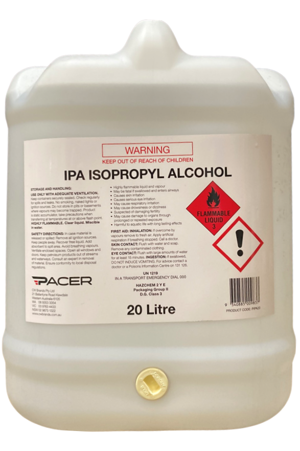 PACER ISOPROPYL ALCOHOL 20LT