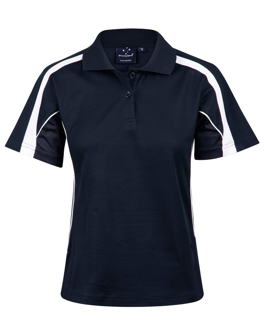 LADIES POLO S/S LEGEND N/W S10 