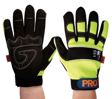 GLOVE PROFIT HI VIZ YELLOW 2XLGE 