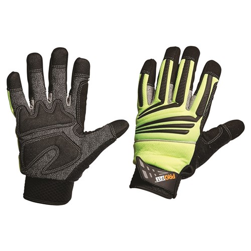 GLOVE MECHANICS HI VIS CUT 5 2XL -EN 388 3534