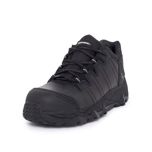 MACK POWER LACE-UP SHOE BLACK 10 -ANKLE, COMPOSITE SAFETY TOE