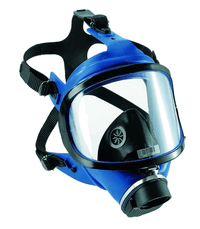 FULL FACE MASK XPLORE 6570  SILICONE BLUE SP DIAPHR S/STEEL