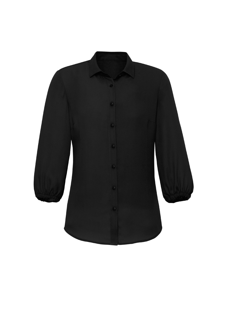 BLOUSE LADIES LUCY BLACK S10 -3/4 SLEEVE