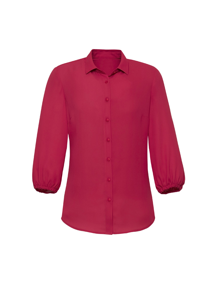 BLOUSE LADIES LUCY RASPBERRY S16 -3/4 SLEEVE