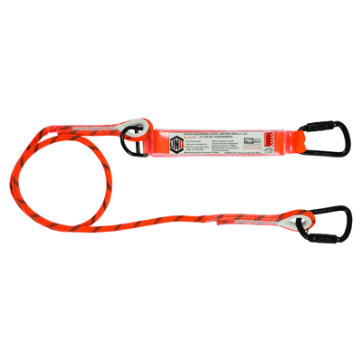 LANYARD 2M ROPE SINGLE (MTO) -2x T/A KARABINER