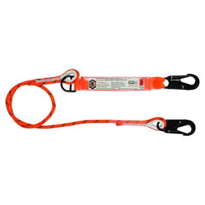 LANYARD 2M ROPE SINGLE (MTO) -2x SNAPHOOK