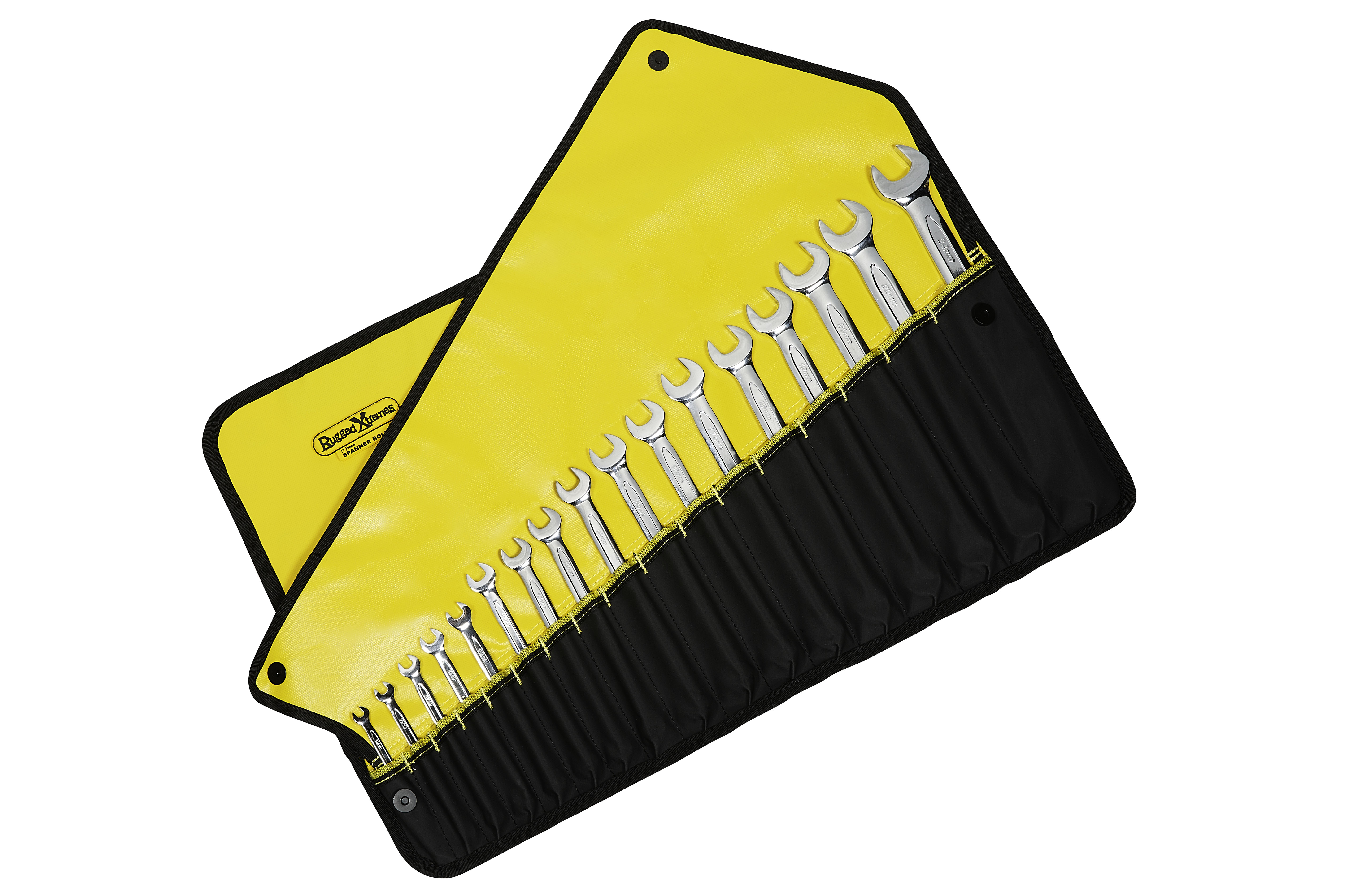 SPANNER ROLL YELLOW W/BLK POCKETS -17 POCKETS