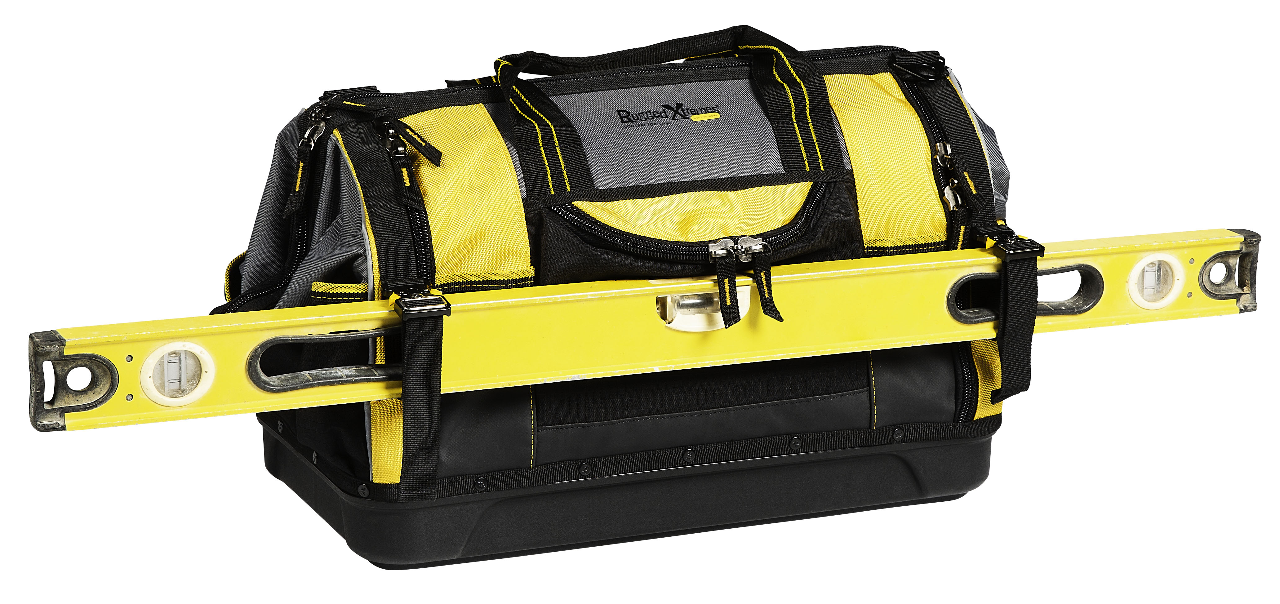 CONTRACTOR BAG YELLOW BLACK -BASE SIZE: 500 X 280MM H:300MM 42L