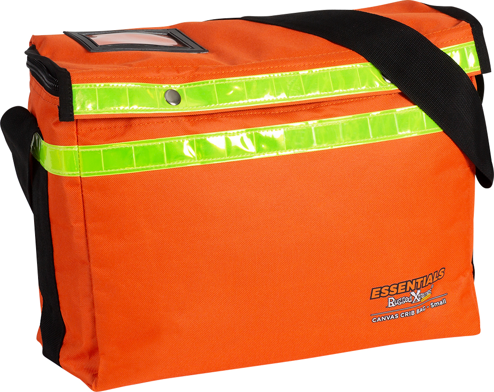 SMALL CANVAS CRIB BAG HI VIS ORANGE -370 X 130 X 271