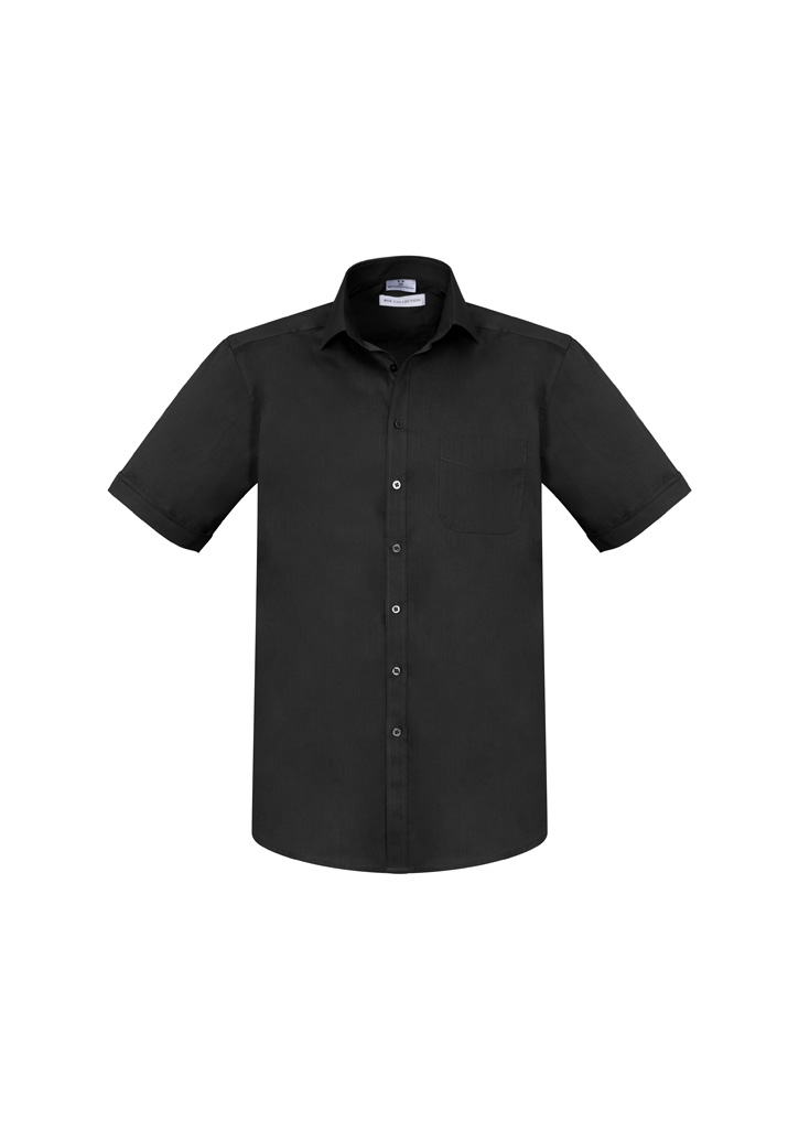 SHIRT MENS MONACO S/S BLACK 2XL -